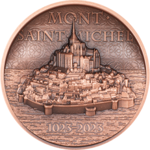 pièce en cuivre de collections MONT SAINT MICHEL 2023